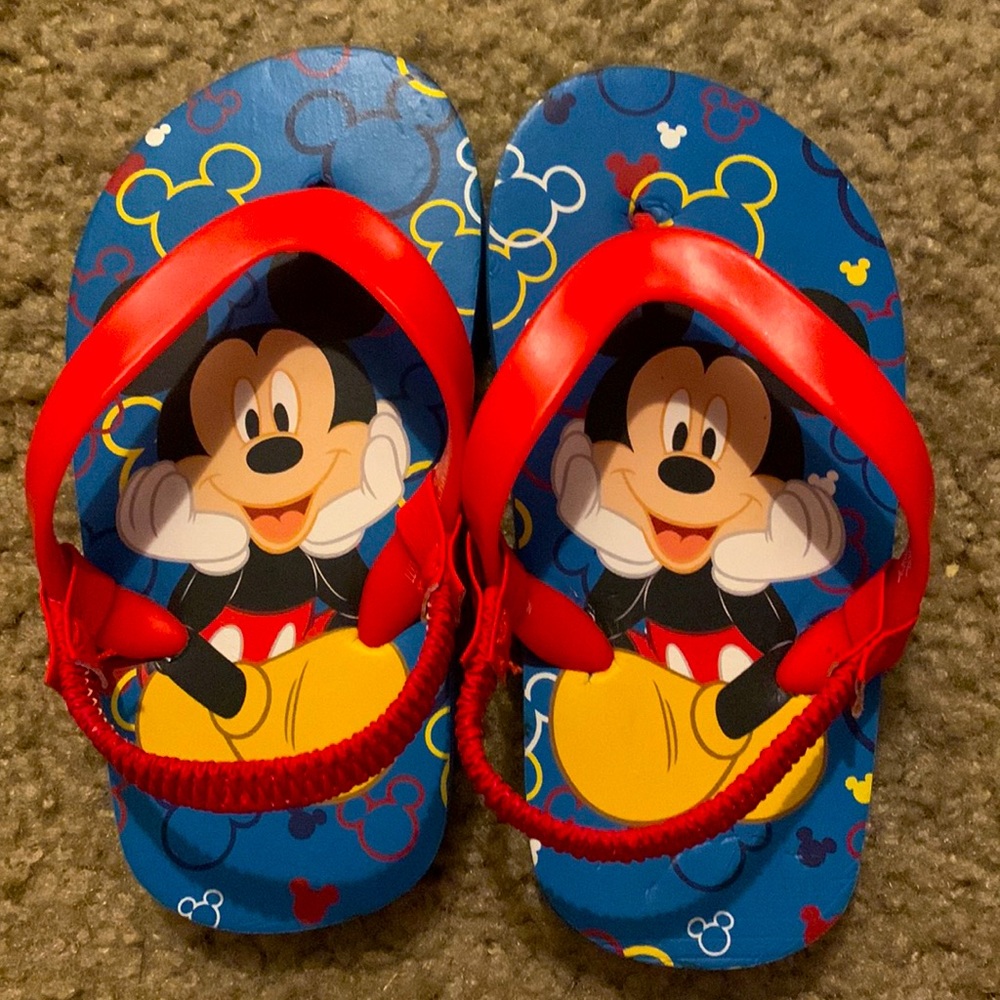 Mickey Mouse Flip Flops